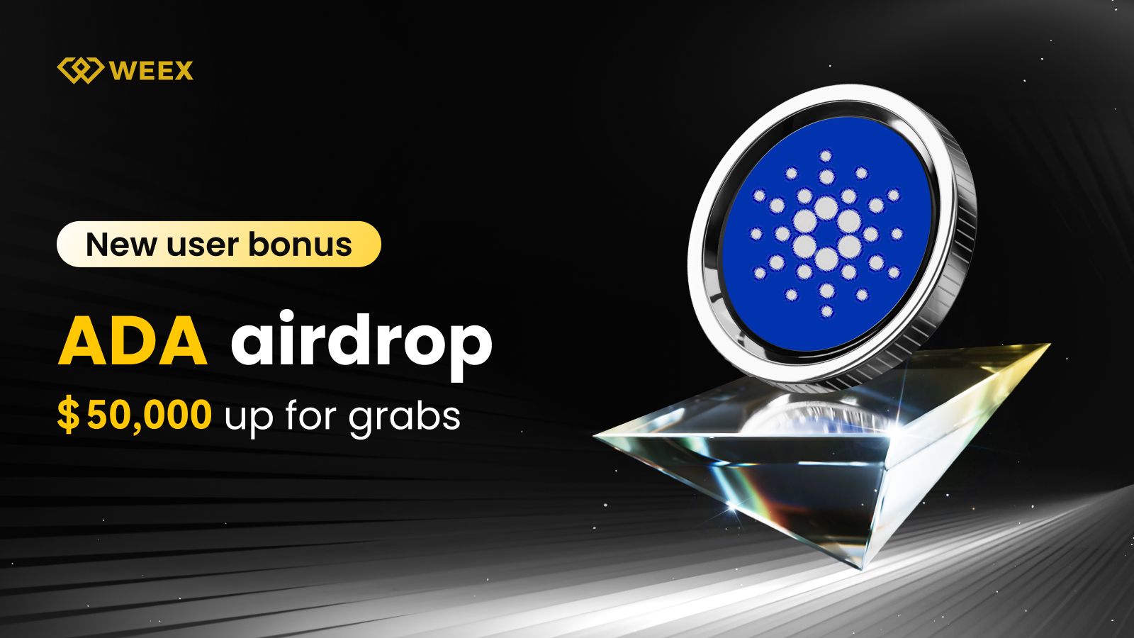 ADA Airdrop Guide: How to Claim 50,000 USDT Rewards on WEEX