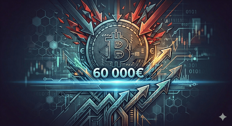 Bitcoin price in Euro: will the €60,000 level hold?